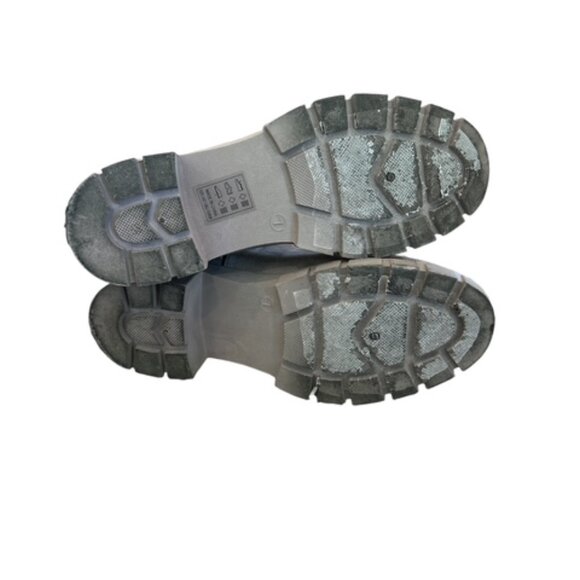 Qupid Light Tan Ankle Boots Platform Size 7 Faux Suede - Picture 5 of 5